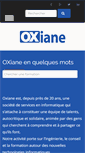 Mobile Screenshot of oxiane.com
