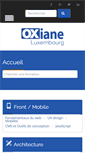 Mobile Screenshot of oxiane.lu